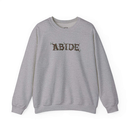 Abide Unisex Christian Crewneck