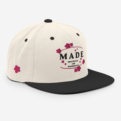 Beautifully Made Snapback Hat Black