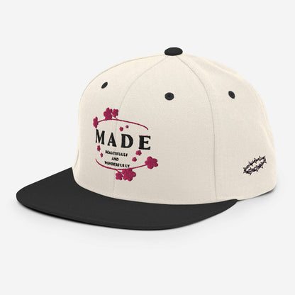 Beautifully Made Snapback Hat Black