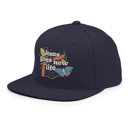 Jesus Gives New Life Snapback Hat