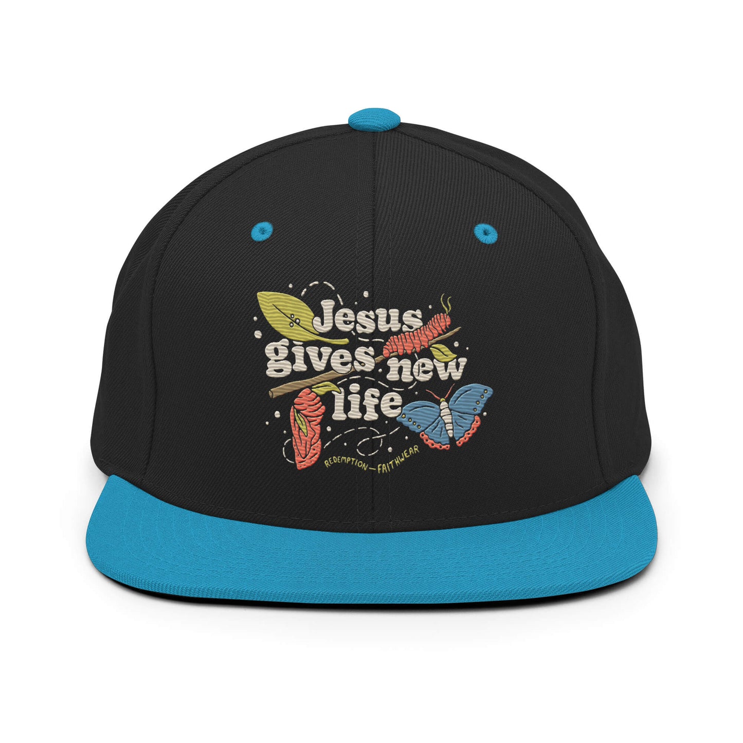 Jesus Gives New Life Christian Snapback Hat