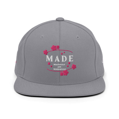 Beautifully Made Snapback Hat White