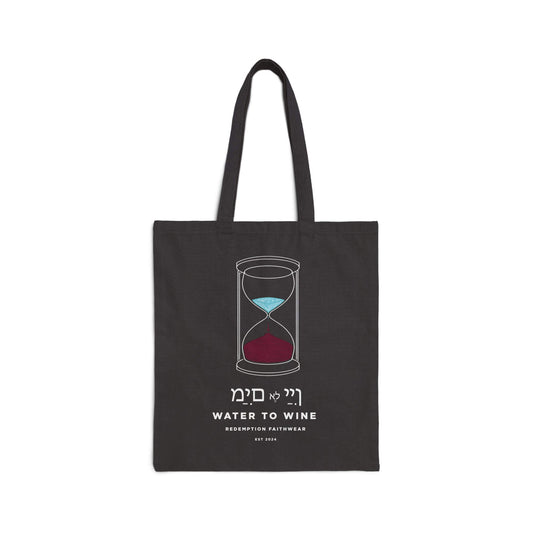 Water To Wine Christian Tote Bag