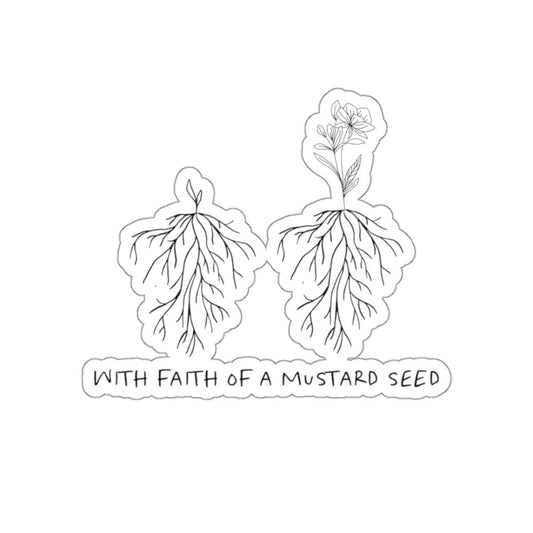 Faith of a Mustard Seed Christian Sticker