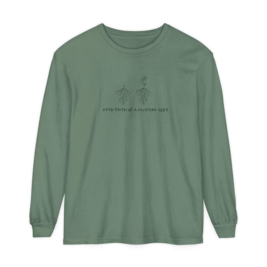 Mustard Seed Christian Long Sleeve Unisex Tee