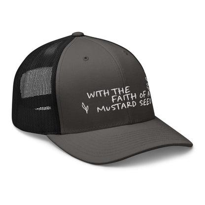 White Mustard Seed Christian Trucker Hat