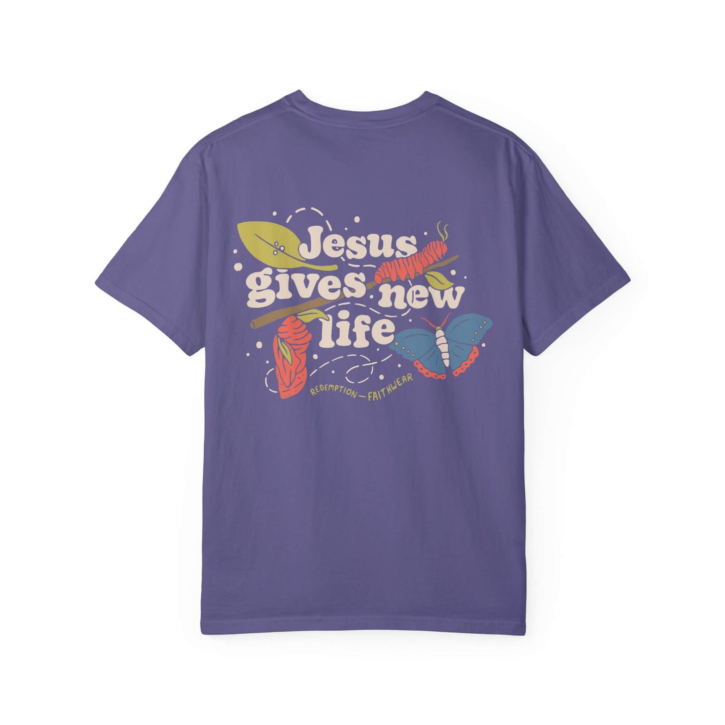 Jesus Gives New Life Unisex Christian Tee