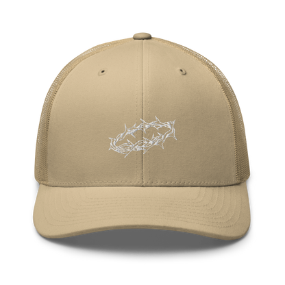 White Crown of Thorns Classic Trucker Hat