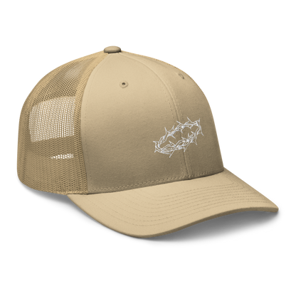 White Crown of Thorns Classic Trucker Hat