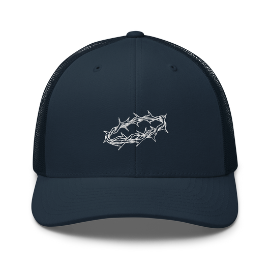 White Crown of Thorns Classic Trucker Hat