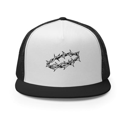 Crown of Thorns Foam Christian Trucker Hat Black