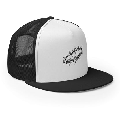 Crown of Thorns Foam Christian Trucker Hat Black