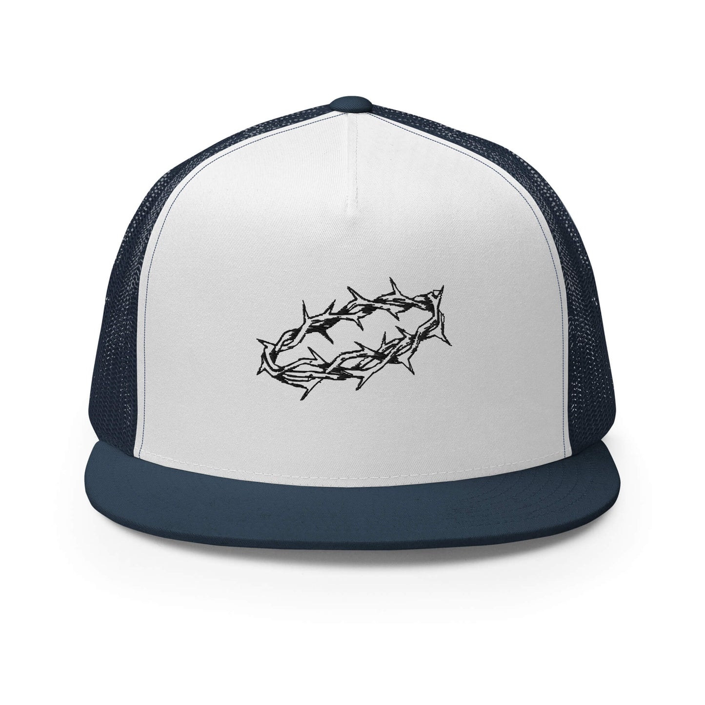 Crown of Thorns Foam Christian Trucker Hat Black