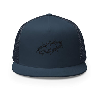 Crown of Thorns Foam Christian Trucker Hat Black