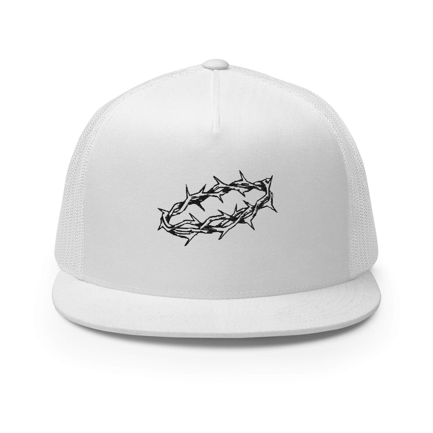 Crown of Thorns Foam Christian Trucker Hat Black