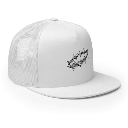 Crown of Thorns Foam Christian Trucker Hat Black