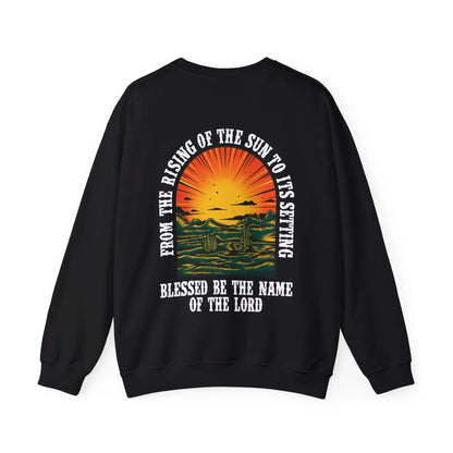 Psalm 113:3 Western Christian Crewneck Unisex