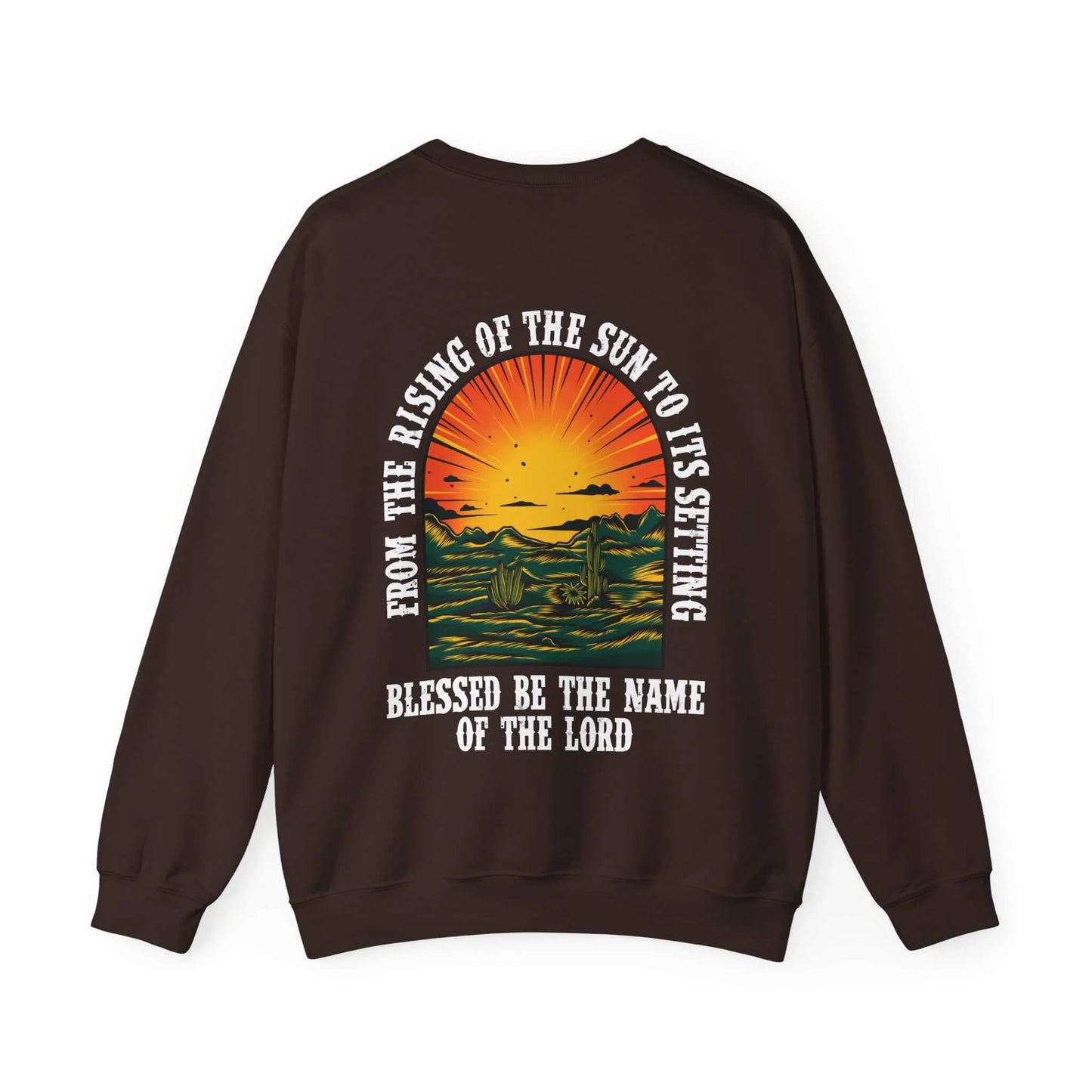 Psalm 113:3 Western Christian Crewneck Unisex