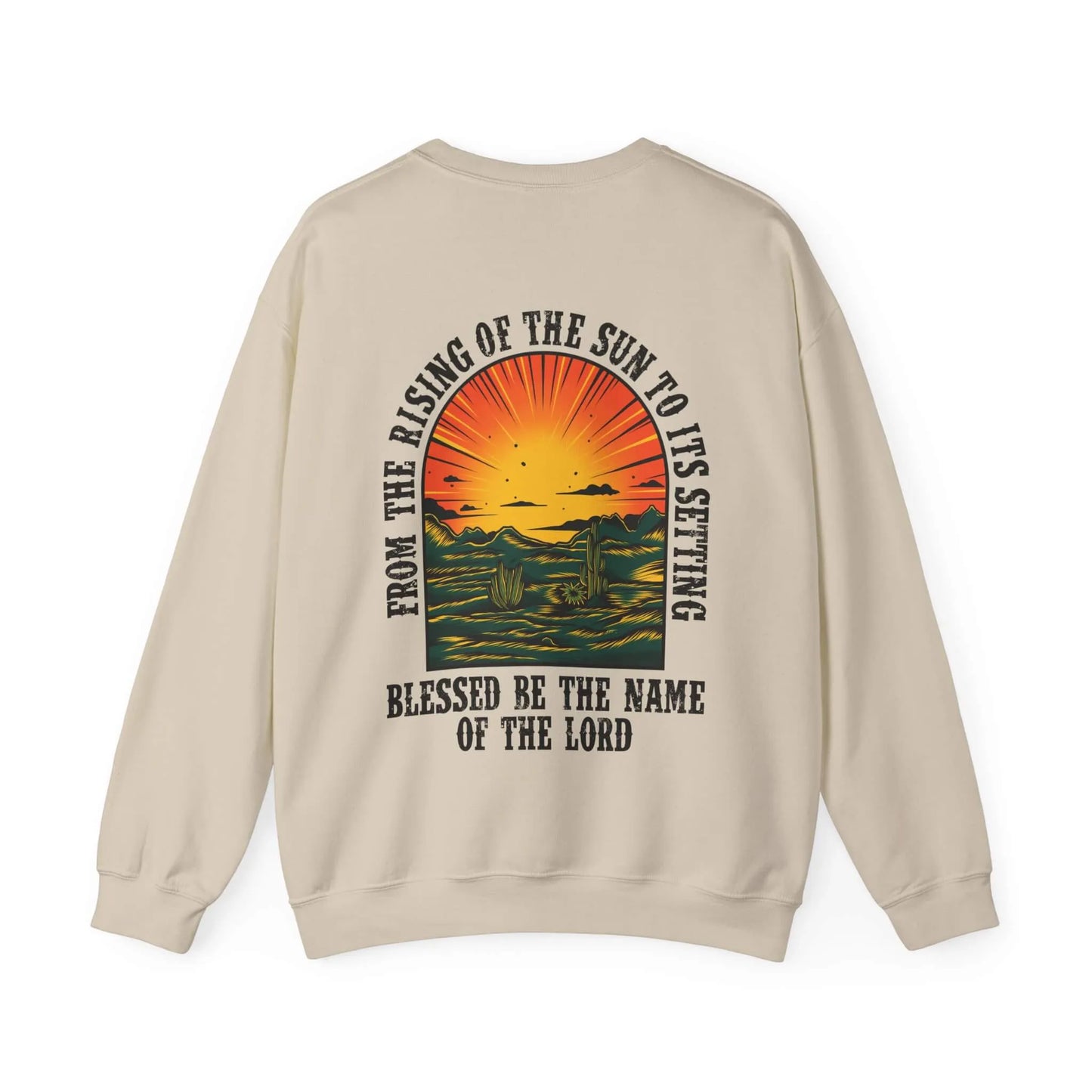 Psalm 113:3 Western Christian Crewneck Unisex