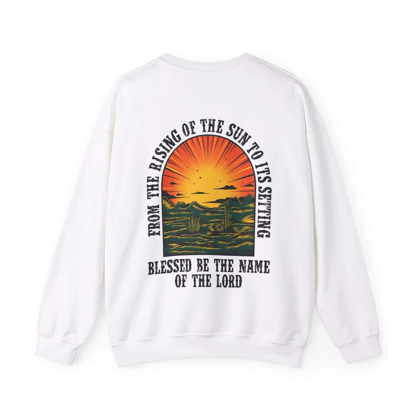 Psalm 113:3 Western Christian Crewneck Unisex